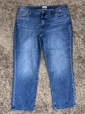 Maurices m jeans 18W high rise crop